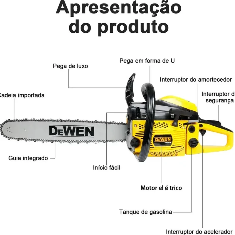 Motosserra DEWEN 52CC 3